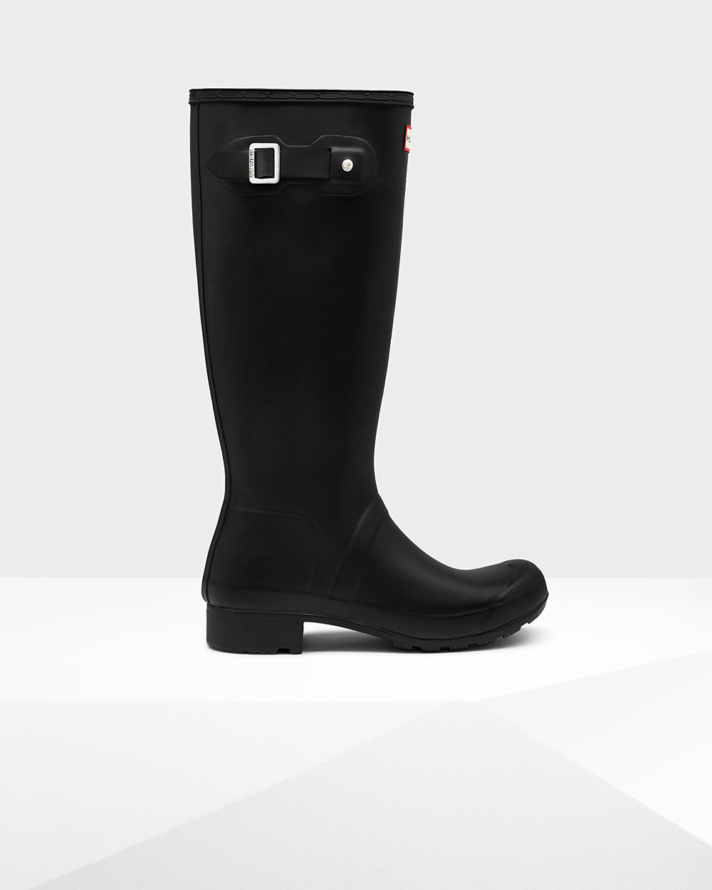 Hunter Original Tour Foldable Tall Rain Boots - For Sale Cheap Womens Black - OKEXAW861